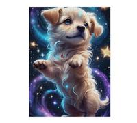 Puzzles pour Adultes 52x38cm/1000pcs Magical Puppy in Space -2 Puzzles pour Adultes Jeux Relaxants Analyse Et Logique Activités Ludiques À La Maison 52x38cm/1000pcs