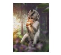 Puzzles pour Adultes 52x38cm/1000pcs Monkey Glowing Butterfly Puzzles pour Adultes - Jeu De Réflexion - Difficile - Stimulant - Idée Cadeau 52x38cm/1000pcs