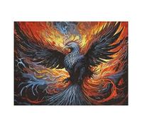 Puzzles pour Adultes 52x38cm/1000pcs Phoenix Abstract Puzzles pour Adolescents Jeu Manuel, Amusant Et Humoristique Cadeaux d'anniversaire Et De Noël Uniques 52x38cm/1000pcs