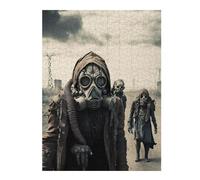 Puzzles pour Adultes 52x38cm/1000pcs Post-Apocalyptic Survivors Puzzle pour Adultes, Jeu De Réflexion, Découpe De Précision, pour Les Amateurs De Jeux 52x38cm/1000pcs