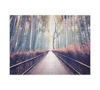 Puzzles pour Adultes 52x38cm/1000pcs Puzzles Bamboo Forest Puzzle Jeux Relaxants Niveau De Difficulté Défi Interaction Parent-Enfant 52x38cm/1000pcs