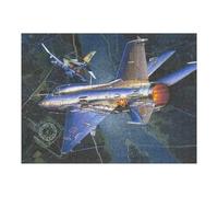 Puzzles pour Adultes 52x38cm/1000pcs Puzzles Mig21 PF Vs F4 Phantom II Puzzle Jeux Relaxants Niveau De Difficulté Défi Interaction Parent-Enfant 52x38cm/1000pcs