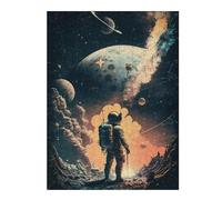 Puzzles pour Adultes 52x38cm/1000pcs Puzzles pour Adultes Astronaut on Alien Planet -24 Jeu Manuel De Course De Vitesse, Jeu Stimulant, Cadeaux 52x38cm/1000pcs