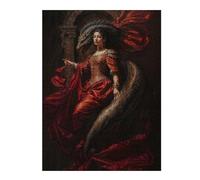 Puzzles pour Adultes 52x38cm/1000pcs Queen of The Midnight Goddess Lilith Puzzles pour Adolescents Jeu Familial Décoration Parfaite Difficile À Compléter 52x38cm/1000pcs