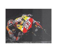 Puzzles pour Adultes 52x38cm/1000pcs Rider 93 Speed and Precision on Two Wheels Puzzles pour Adolescents, Jouets Anti-Stress, Décoration Murale, pour Les Gamers 52x38cm/1000pcs