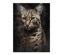 Puzzles pour Adultes 52x38cm/1000pcs Savannah Cat Darling Puzzles pour Adolescents Jeu Familial Décoration Parfaite Difficile À Compléter 52x38cm/1000pcs