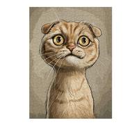 Puzzles pour Adultes 52x38cm/1000pcs Scottish Fold Caricature Puzzle pour Adultes - Décoration Murale - Découpe De Précision - Activités Ludiques À La Maison 52x38cm/1000pcs