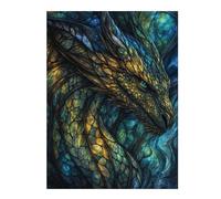 Puzzles pour Adultes 52x38cm/1000pcs Stained Majesty Puzzle - Jeu Manuel - Défi Difficile - Cadeaux pour Les Amis Et La Famille 52x38cm/1000pcs