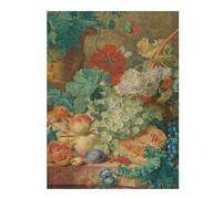 Puzzles pour Adultes 52x38cm/1000pcs Still Life with Fruit and Flowers Puzzles pour Adultes - Jouets Anti-Stress Qui Améliorent La Mémoire - Idéal comme Cadeau pour Toute La Famille 52x38cm/1000pcs