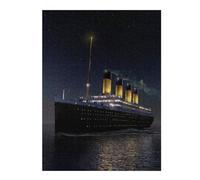 Puzzles pour Adultes 52x38cm/1000pcs The Ship That Never Sinks Puzzle pour Adultes - Jeu Familial - Cadeaux pour Renforcer Les Souvenirs Entre Amis Et en Famille 52x38cm/1000pcs