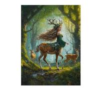 Puzzles pour Adultes 52x38cm/1000pcs Whispers in The Wildwood Puzzle - Jeu Manuel - Défi Difficile - Cadeaux pour Les Amis Et La Famille 52x38cm/1000pcs