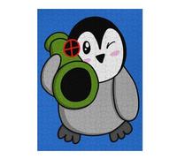 Puzzles pour Adultes 52x38cm/1000pcsPenguin Bazooka Puzzles pour Adultes - Jeu Manuel - Cadeaux pour Femmes - Cadeaux d'anniversaire Et De Noël Uniques 52x38cm/1000pcs