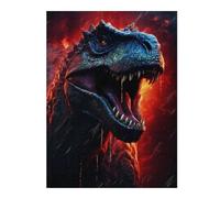 Puzzles pour Adultes 52x38cm/1000pcsPuzzles Epic Dinosaur T Rex Puzzle pour Adultes, Jeu De Réflexion pour S'amuser en Famille, Difficile Et Stimulant 52x38cm/1000pcs