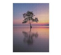 Puzzles pour Adultes 52x38cm/1000pcsPuzzles Lone Tree Serenity Puzzles pour Adolescents Jeux De Société Découpe De Précision Cadeaux d'anniversaire Et Cadeaux Uniques 52x38cm/1000pcs