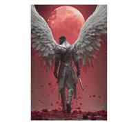 Puzzles pour Adultes 75x50cm/1000pcs Angel Warrior with Sword -1 Puzzles pour Adolescents Jeu Manuel, Amusant Et Humoristique Cadeaux d'anniversaire Et De Noël Uniques 75x50cm/1000pcs