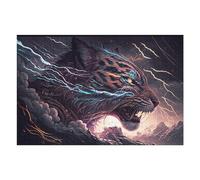 Puzzles pour Adultes 75x50cm/1000pcs Art Dream Tiger Puzzles pour Adolescents Jeu Manuel, Amusant Et Humoristique Cadeaux d'anniversaire Et De Noël Uniques 75x50cm/1000pcs