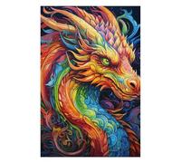 Puzzles pour Adultes 75x50cm/1000pcs Colorful Dragon Artwork-22 Puzzles pour Adultes - Jouets Anti-Stress - Décoration Parfaite - Un Défi À Relever 75x50cm/1000pcs