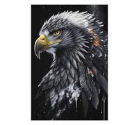 Puzzles pour Adultes 75x50cm/1000pcs Eagle with Snowy Wings Puzzle pour Adultes, Jouet, Décoration Murale, pour Noël Ou Un Anniversaire 75x50cm/1000pcs