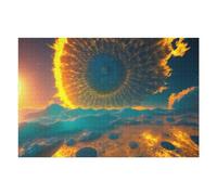 Puzzles pour Adultes 75x50cm/1000pcs Explosive Cosmic Event on Alien Planet Puzzle Anti-Stress, Jouet De Course De Vitesse Manuelle, Cadeau pour Les Amis Et La Famille 75x50cm/1000pcs