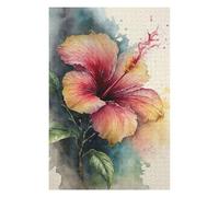 Puzzles pour Adultes 75x50cm/1000pcs Flowers Watercolor Puzzle pour Adultes : Un Jeu De Réflexion Stimulant, Une Œuvre d'art À Compléter 75x50cm/1000pcs