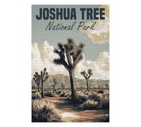 Puzzles pour Adultes 75x50cm/1000pcs Joshua Tree National Park Puzzles pour Adolescents Jeu Familial Décoration Parfaite Difficile À Compléter 75x50cm/1000pcs