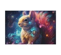 Puzzles pour Adultes 75x50cm/1000pcs Magical Cosmic Squirrel Puzzle - Jeu Manuel - Défi Difficile - Cadeaux pour Les Amis Et La Famille 75x50cm/1000pcs