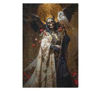 Puzzles pour Adultes 75x50cm/1000pcs Puzzles Diosa De Lo Inevitable Santa Muerte Puzzles pour Adultes Jeux Relaxants Cadeaux pour Femmes Cadeaux Anti-Stress 75x50cm/1000pcs