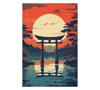 Puzzles pour Adultes 75x50cm/1000pcs Puzzles Exploration Japan Gate Puzzles pour Adolescents Jeux De Société Découpe De Précision Cadeaux d'anniversaire Et Cadeaux Uniques 75x50cm/1000pcs
