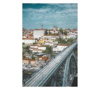Puzzles pour Adultes 75x50cm/1000pcs Puzzles Porto City Puzzles pour Adolescents Jeux De Société Découpe De Précision Cadeaux d'anniversaire Et Cadeaux Uniques 75x50cm/1000pcs