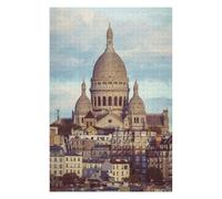 Puzzles pour Adultes 75x50cm/1000pcs Sacré-Cœur Basilica, Paris Puzzles pour Adultes - Jeu Manuel - Cadeaux pour Femmes - Cadeaux d'anniversaire Et De Noël Uniques 75x50cm/1000pcs
