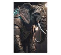 Puzzles pour Adultes 75x50cm/1000pcs Steampunk Elephant Armor-1 Casse-têtes pour Adultes, Jeu De Réflexion, Décoration Murale, Défi Éducatif 75x50cm/1000pcs
