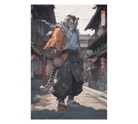 Puzzles pour Adultes 75x50cm/1000pcs Tiger Karate Fighter Puzzle pour Adultes - Jeu Familial - Cadeaux pour Renforcer Les Souvenirs Entre Amis Et en Famille 75x50cm/1000pcs
