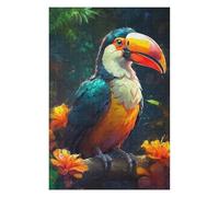 Puzzles pour Adultes 75x50cm/1000pcs Toucan Tango in The Jungle Puzzles pour Adolescents, Jouets, Décoration Murale, Loisirs À La Maison, Cadeaux De Noël Et d'anniversaire 75x50cm/1000pcs