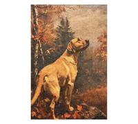 Puzzles pour Adultes 75x50cm/1000pcs Vintage Labrador Retriever Puzzles pour Adolescents, Jouets, Décoration Murale, Loisirs À La Maison, Cadeaux De Noël Et d'anniversaire 75x50cm/1000pcs