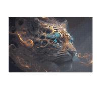 Puzzles pour Adultes 75x50cm/1000pcs Whispering Tigers A Digital Art Symphony Puzzle - Jeu Manuel - Défi Difficile - Cadeaux pour Les Amis Et La Famille 75x50cm/1000pcs