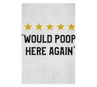 Puzzles pour Adultes 75x50cm/1000pcs Would Poop Here Again Puzzles pour Adultes : des Jouets Anti-Stress, Amusants Et Divertissants pour des Activités Ludiques À La Maison 75x50cm/1000pcs