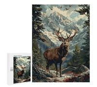 Puzzles pour Adultes A Deer in The Forest Puzzle pour Adultes - Décoration Murale - Idéal comme Cadeau 500 PCS