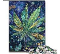 Puzzles pour Adultes à Feuilles psychédéliques 1000 pièces, stimulent Le Cerveau, stimulent la Patience, Jouets addictifs, décoration Parfaite 50x75cm