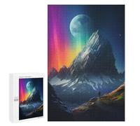 Puzzles pour Adultes A Man Standing on Mountain Puzzles pour Adultes - Décoration Murale - Cadeaux Souvenirs pour Vos Proches 1000 PCS