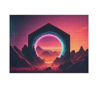 Puzzles pour Adultes A Synthwave Exploration Puzzle pour Adultes, Jouet, Décoration Murale, pour Les Amis Et La Famille 1000pcs(52x38cm)