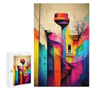 Puzzles pour Adultes Abstract Street Art IV Puzzles pour Adultes - Jouets À Monter Soi-même, Amusants Et Originaux - Cadeaux Uniques pour Un Anniversaire Ou Noël 1000 PCS