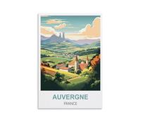 Puzzles pour Adultes, Affiches d'Auvergne France Puzzles pour Adultes Jeu éducatif Défi Jouet 1000 pièces 38x26cm