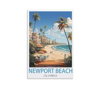 Puzzles pour Adultes, Affiches de Newport Beach (Californie), Puzzles stimulants pour des soirées Jeux en Famille, décoration intérieure 70 x 100 cm