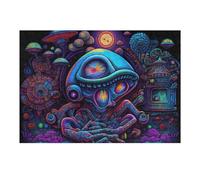 Puzzles pour Adultes Alien Dreamscape A Cosmic Vision Puzzles pour Adultes Jeu Manuel Cadeau d'anniversaire Cadeau d'anniversaire, Cadeaux, 38x26cm/1000pcs