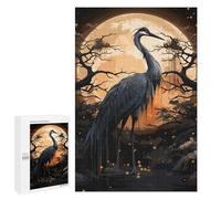 Puzzles pour Adultes Ancient Black Stork Puzzle pour Adultes - Jouets Anti-Stress - Une Œuvre d'art - Difficile Et Stimulant 1000 PCS