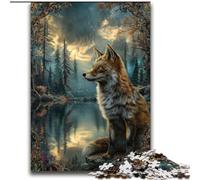 Puzzles pour Adultes Animal Fox Art 2000, Jouets éducatifs et éducatifs pour la Famille, adaptés à la décoration de Bureau (70x100cm)