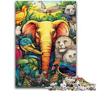 Puzzles pour Adultes, Animaux africains, Puzzles pour Adultes, Apprentissage éducatif, idéal comme Cadeau pour Toute la Famille (50x75cm)