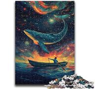 Puzzles pour Adultes, Animaux, Baleines, à partir de 14 Ans Difficile à réaliser, mais Amusant et Humoristique Superbes Cadeaux et Jouets 50x75cm