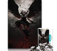 Puzzles pour Adultes Anime Demon Angel 1000 pièces, Difficiles, aident Le Cerveau à exercer des Jouets addictifs pour cultiver la Patience, Excellent Cadeau 50x75cm