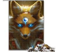 Puzzles pour Adultes Anime Fox God 1000 pièces, Jeu Familial Difficile, Anti-Stress, défi Difficile, Superbes Cadeaux et Jouets (50x75cm)